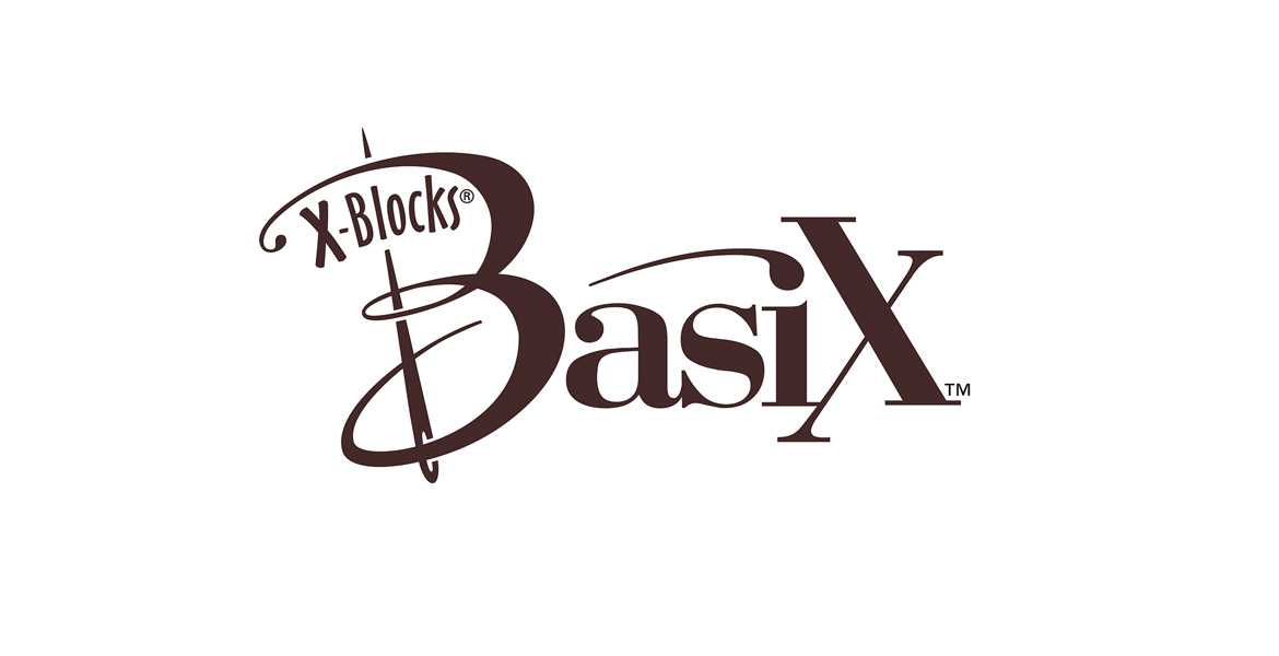 San Luis Obispo Graphic Design Firm - Product Logo - Basix Quilting Logo - Studio 101 West Marketing and Design